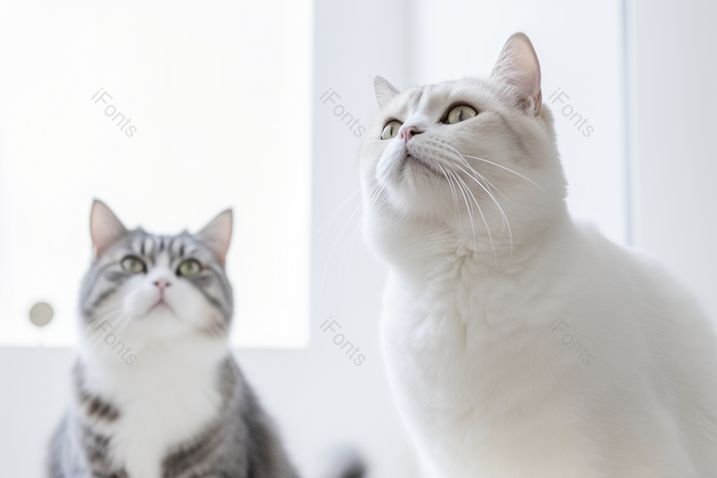 电脑壁纸动物两只猫萌宠可爱特写图,高清,摄影图,摄影图片,图片大全,摄影图免费下载